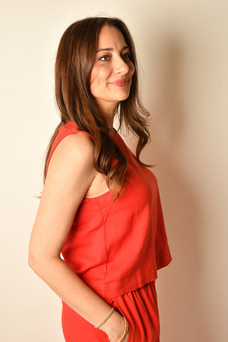 SLOANE LINEN TOP