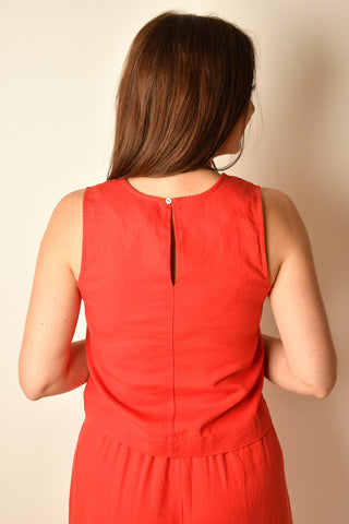 SLOANE LINEN TOP