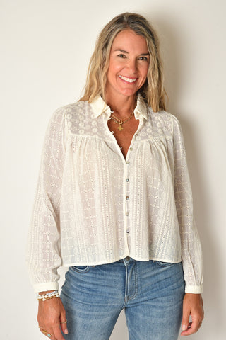 ESME EYELET BLOUSE