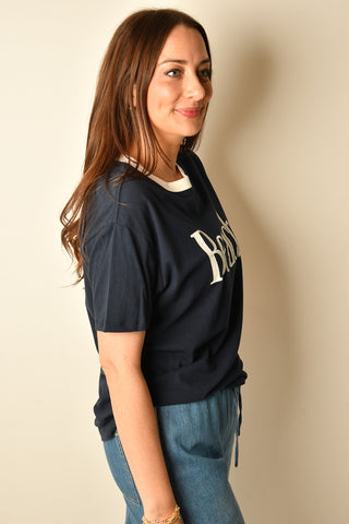 BEACH CONTRAST BOYFRIEND TEE