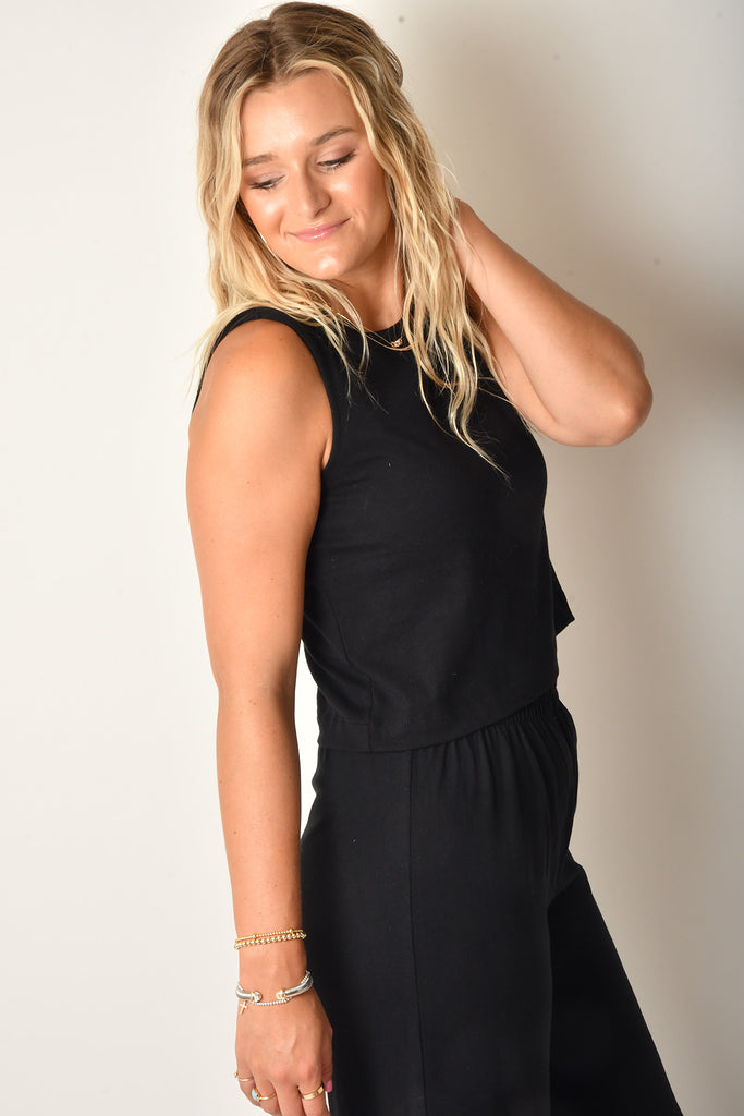 SLOANE JERSEY MUSCLE TANK