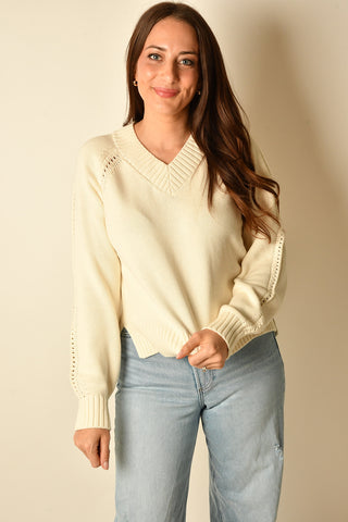 STRATTON V-NECK SWEATER
