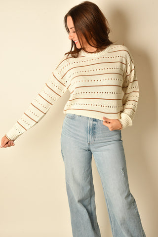 DARBY STRIPE SWEATER