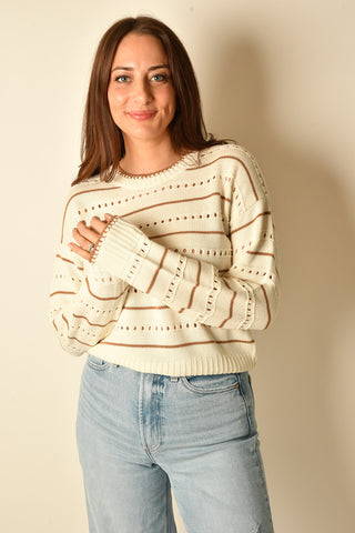 DARBY STRIPE SWEATER