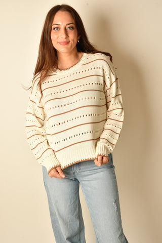DARBY STRIPE SWEATER