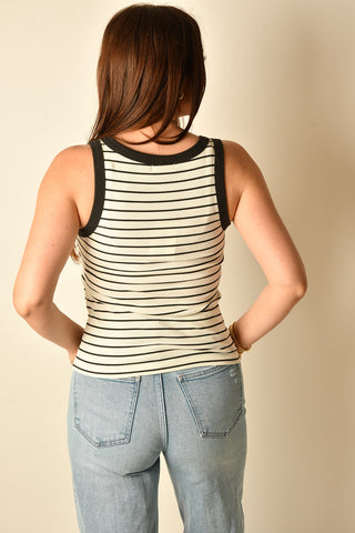 ROWE STRIPED SCOOP TANK