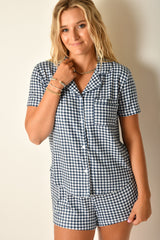 AMY GINGHAM TOP