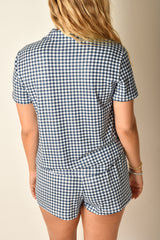 AMY GINGHAM TOP