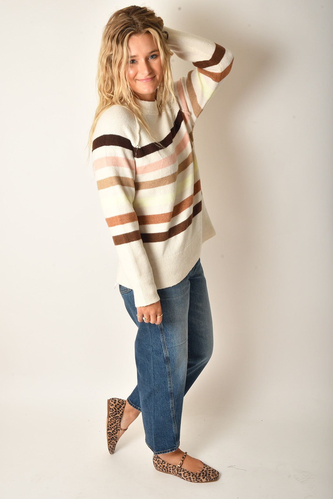 NEUTRAL STRIPE TUNIC