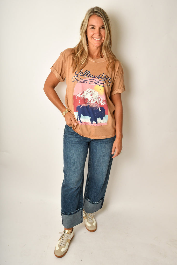 YELLOWSTONE BISON TEE