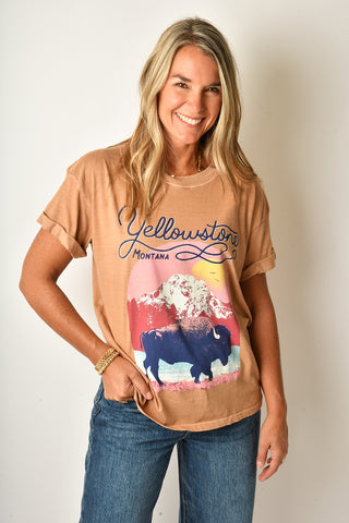 YELLOWSTONE BISON TEE