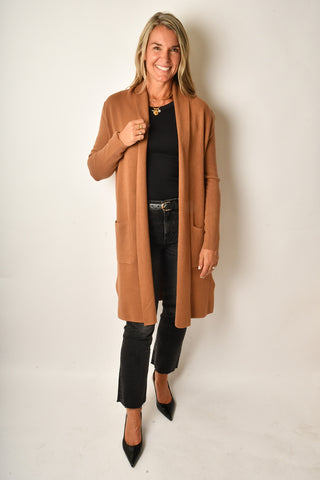 OPEN LONG CARDIGAN