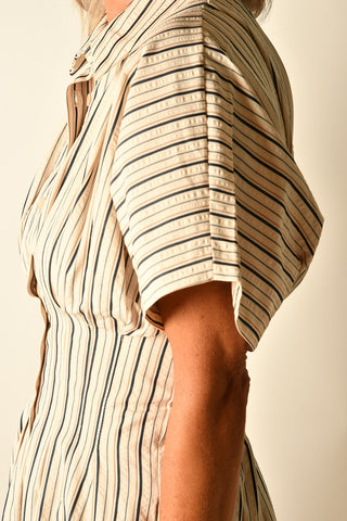 MAUDE WAIST DETAIL SHIRTDRESS