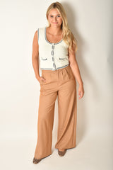 LUXE CROCHET SWEATER VEST