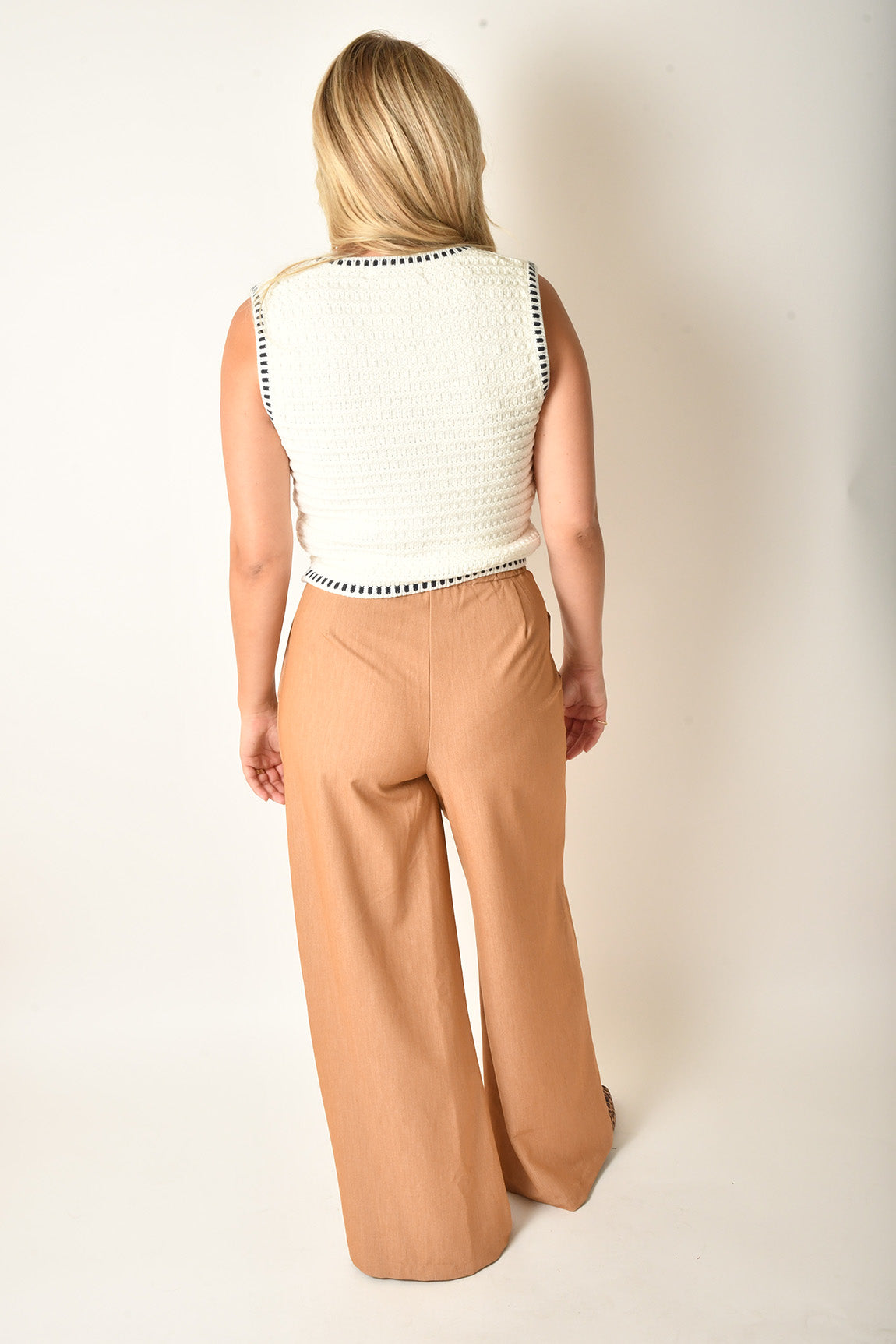 LUXE CROCHET SWEATER VEST