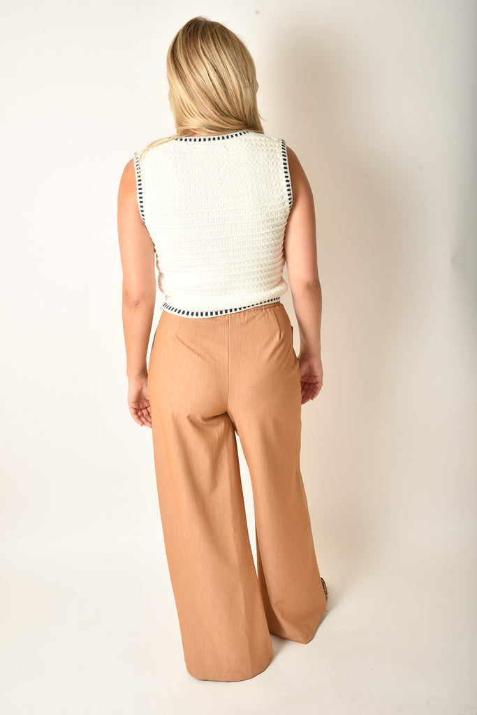 LUXE CROCHET SWEATER VEST