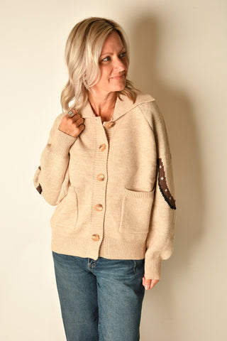 HORSE JACQUARD CARDIGAN