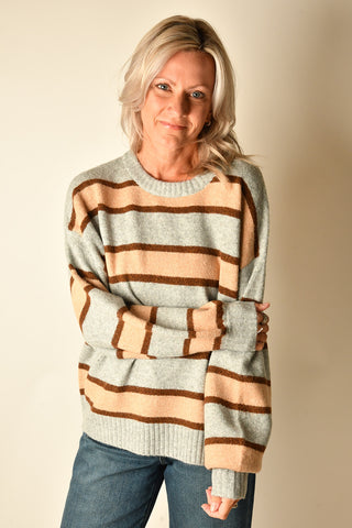 HONEYBEE STRIPED SWEATER