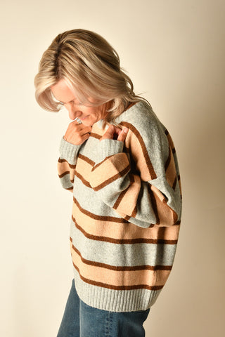 HONEYBEE STRIPED SWEATER