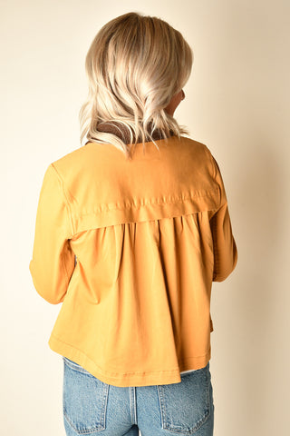 COLLARED SWING JACKET