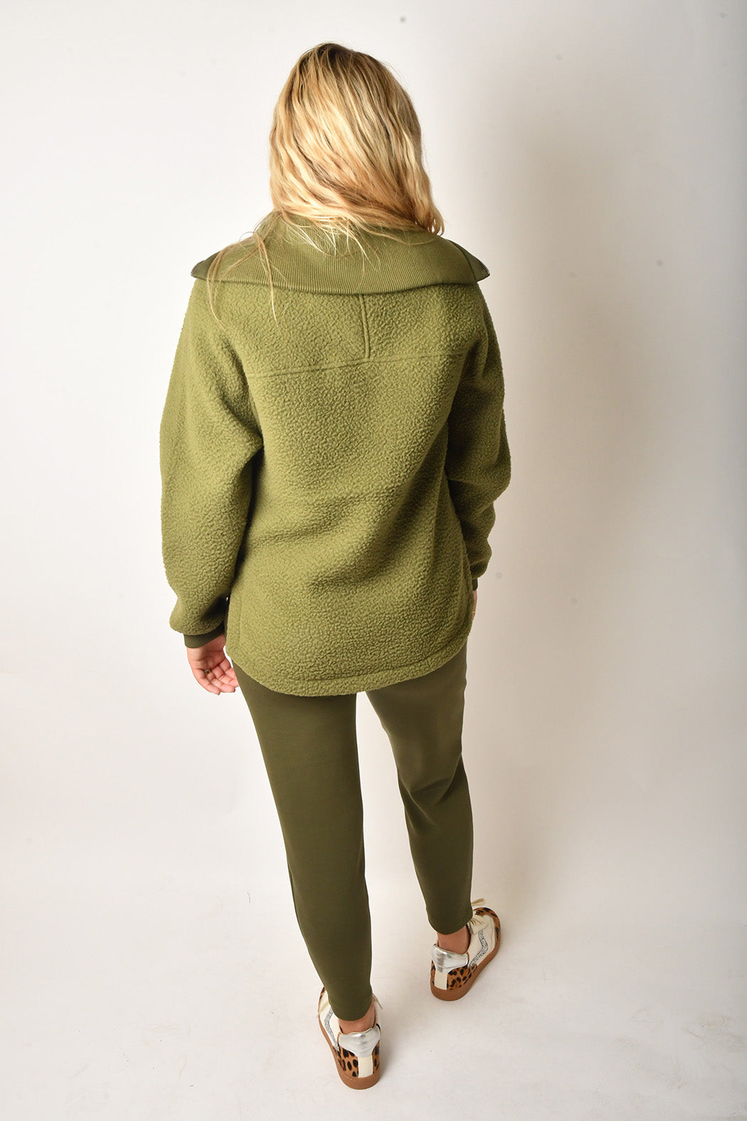 ELEANOR PATCH POCKET FLEECE