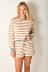 LAYER UP STRIPE SWEATSHIRT