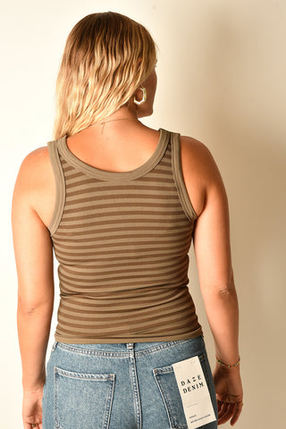 REVERSIBLE STRIPE TANK