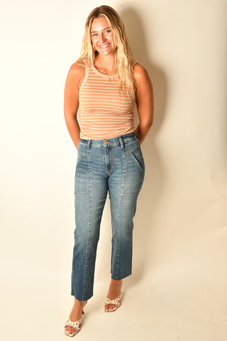 AVERY HIGH-RISE SEAMED STRAIGHT