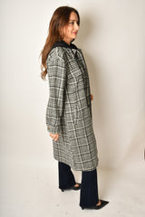 TWOFER HOODIE LONG COAT