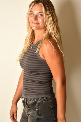 REVERSIBLE STRIPE TANK