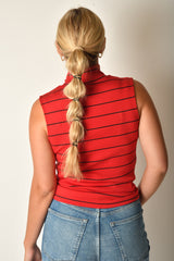 ZIP MOCK NECK