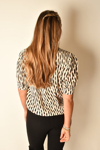 EDEN HIDDEN BUTTON BLOUSE