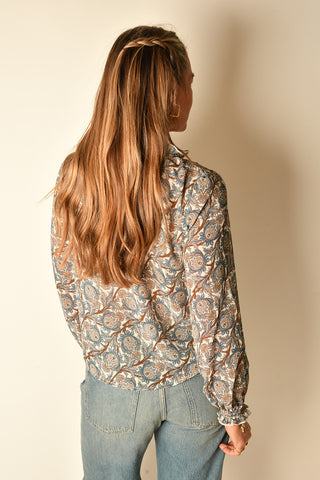 PAISLEY BALLOON SLEEVE