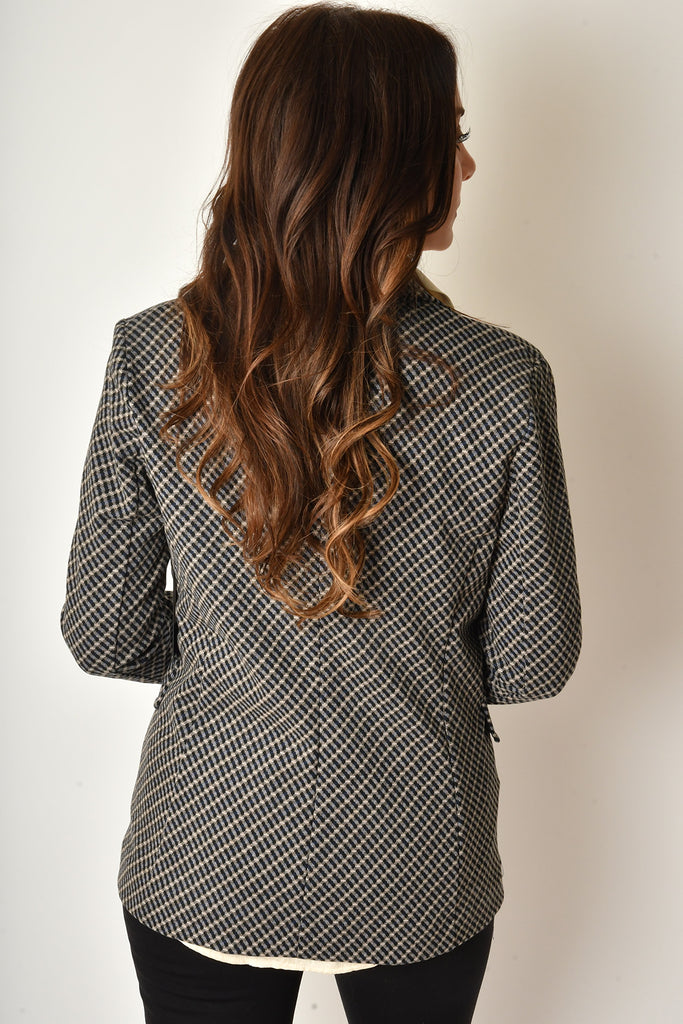 FAUX DOUBLE BREASTED BLAZER