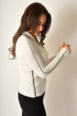 LS COLLARED SWEATER