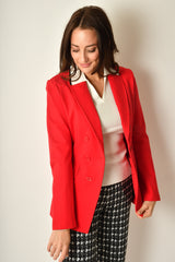 FAUX DOUBLE BREASTED BLAZER