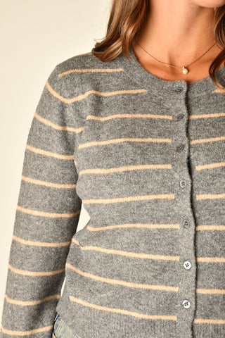 MEDINA STRIPE CARDIGAN