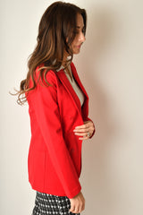 FAUX DOUBLE BREASTED BLAZER