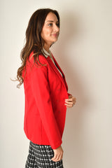 FAUX DOUBLE BREASTED BLAZER