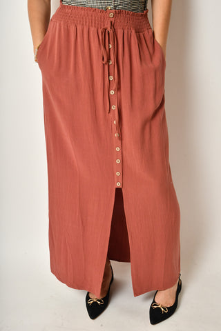 BUTTON FRONT SLIT MAXI