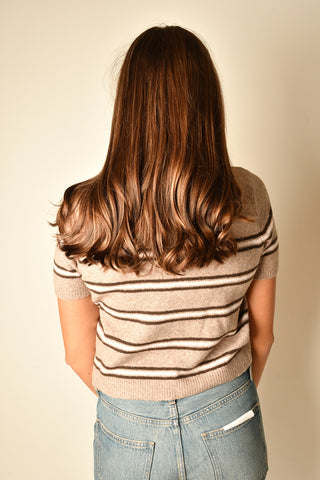 GATEWOOD STRIPE SWEATER TEE