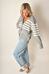 STANLEY STRIPE CARDIGAN