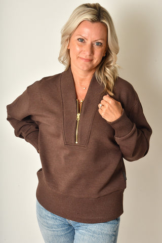 SALLY HALF ZIP