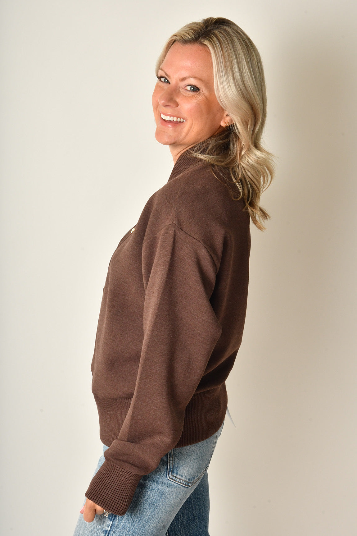SALLY HALF ZIP