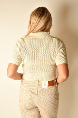 LARK SHORT SLEEVE SWEATER