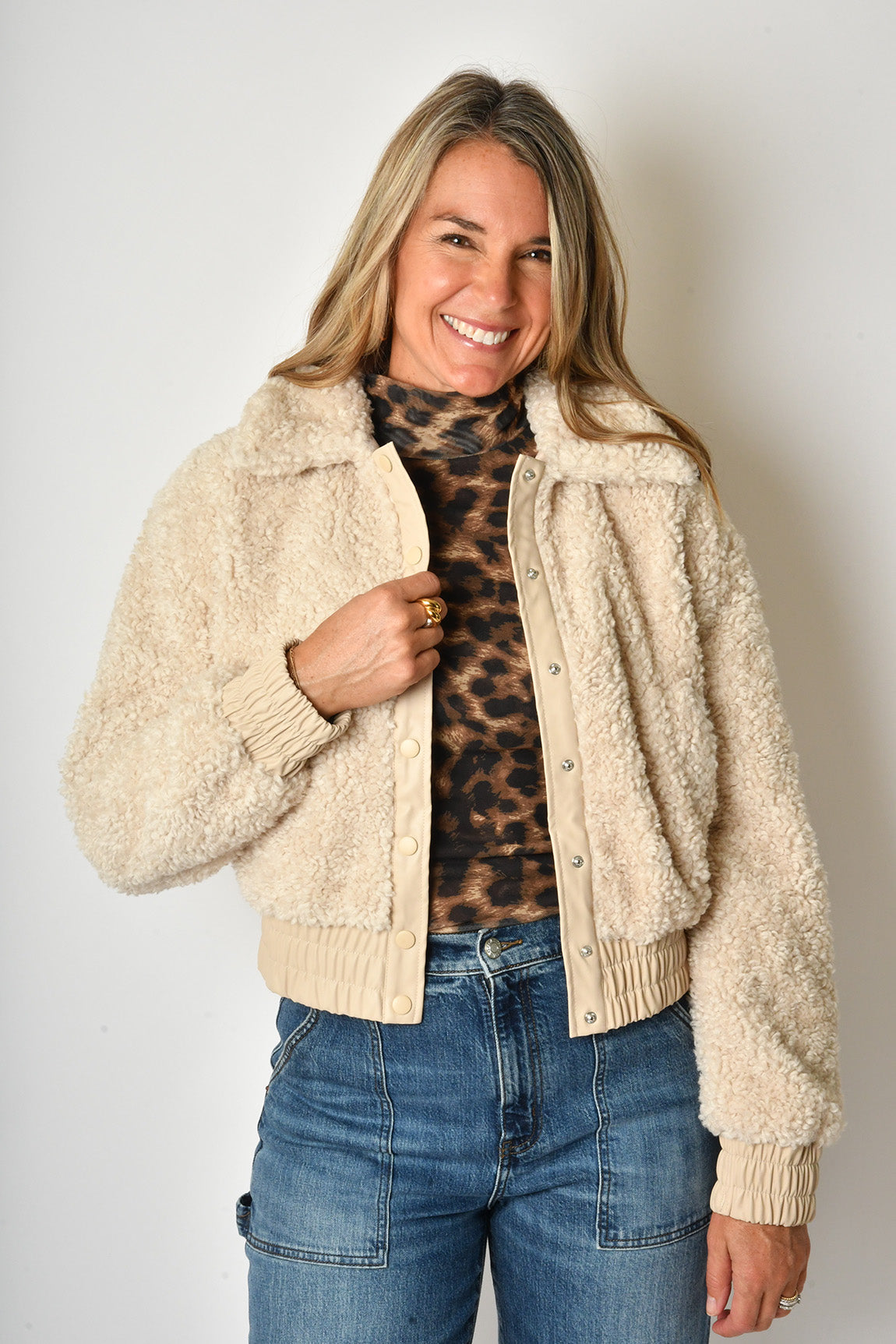 LIBBY SHERPA JACKET