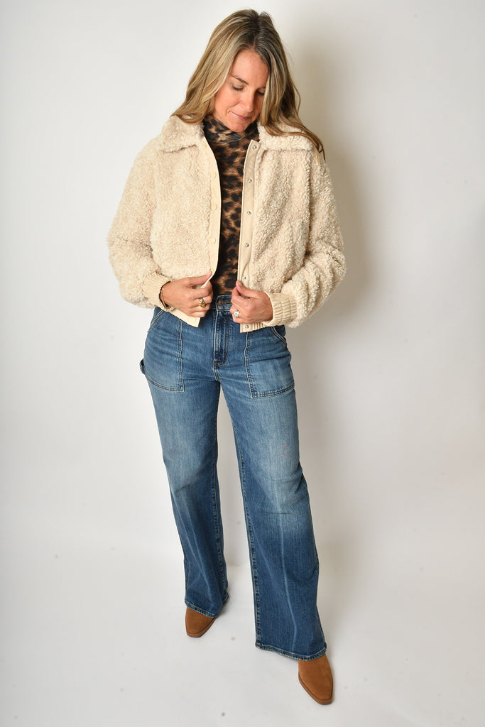 LIBBY SHERPA JACKET