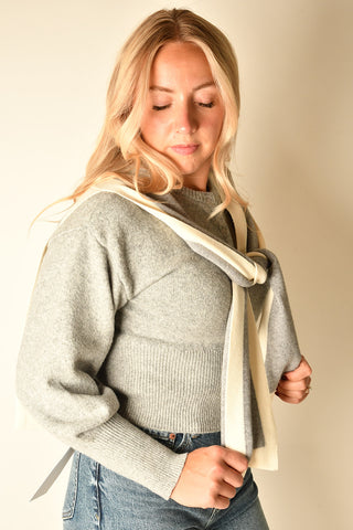 TWO TONE SHOULDER WRAP