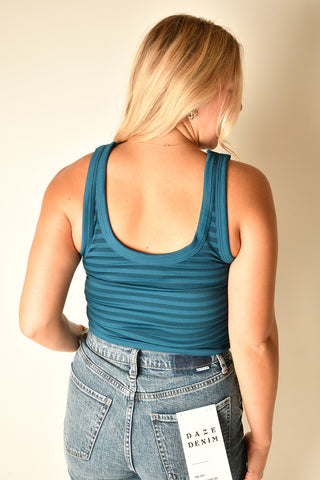 REVERSIBLE STRIPE TANK +5 colors