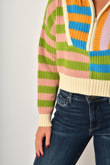 MORNING GLORY STRIPE SWEATER